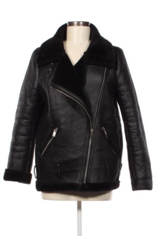 Дамско палто Zara, Размер S, Цвят Черен, Цена 44,20 лв.
