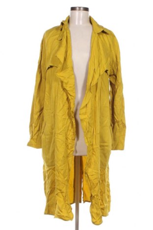Дамско палто Zara Trafaluc, Размер M, Цвят Жълт, Цена 30,25 лв.