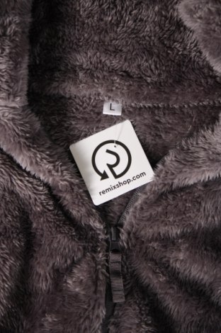 Γυναικεία ζακέτα fleece, Μέγεθος L, Χρώμα Γκρί, Τιμή 13,27 €