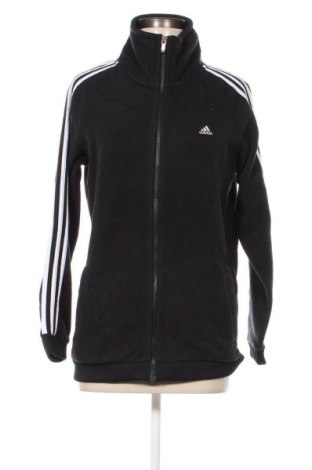 Γυναικεία ζακέτα fleece Adidas, Μέγεθος M, Χρώμα Μαύρο, Τιμή 23,75 €