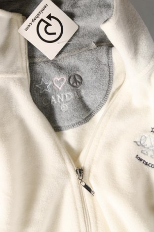 Damen Fleece Oberteil  Canda, Größe S, Farbe Weiß, Preis 6,79 €