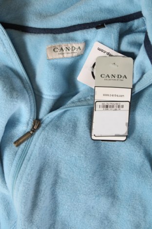 Γυναικεία ζακέτα fleece Canda, Μέγεθος S, Χρώμα Μπλέ, Τιμή 38,35 €