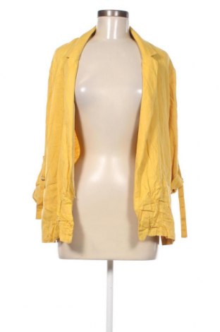 Дамско сако Bershka, Размер M, Цвят Жълт, Цена 11,44 лв.