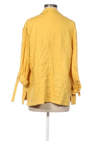 Дамско сако Bershka, Размер M, Цвят Жълт, Цена 17,60 лв.