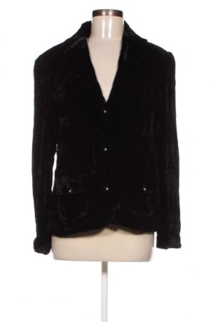 Дамско сако De Luxe, Размер L, Цвят Черен, Цена 16,40 лв.