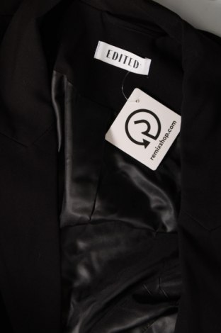 Γυναικείο σακάκι Edited, Μέγεθος L, Χρώμα Μαύρο, Τιμή 28,25 €