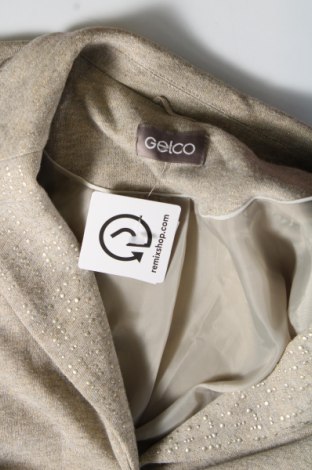 Γυναικείο σακάκι Gelco, Μέγεθος XXL, Χρώμα  Μπέζ, Τιμή 16,33 €