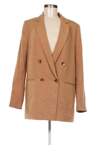 Дамско сако H&M, Размер XL, Цвят Бежов, Цена 24,20 лв.