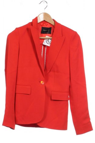 Γυναικείο σακάκι Massimo Dutti, Μέγεθος XS, Χρώμα Κόκκινο, Τιμή 45,05 €