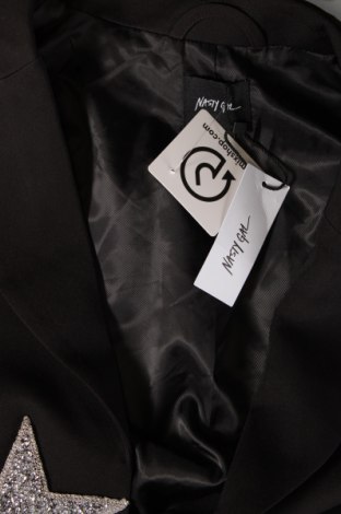 Γυναικείο σακάκι Nasty Gal, Μέγεθος L, Χρώμα Μαύρο, Τιμή 70,62 €
