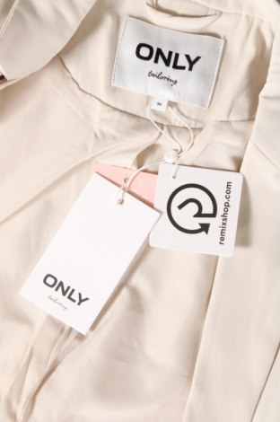 Γυναικείο σακάκι ONLY, Μέγεθος M, Χρώμα Εκρού, Τιμή 14,38 €