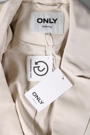 Γυναικείο σακάκι ONLY, Μέγεθος M, Χρώμα Εκρού, Τιμή 16,30 €