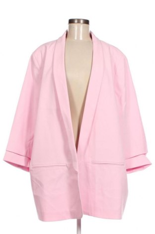 Дамско сако ONLY Carmakoma, Размер 4XL, Цвят Розов, Цена 93,00 лв.