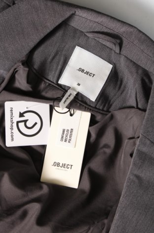 Γυναικείο σακάκι Object, Μέγεθος M, Χρώμα Γκρί, Τιμή 24,72 €