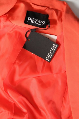 Дамско сако Pieces, Размер S, Цвят Оранжев, Цена 93,00 лв.