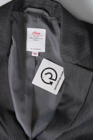 Γυναικείο σακάκι S.Oliver, Μέγεθος XS, Χρώμα Γκρί, Τιμή 22,40 €