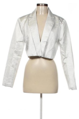 Дамско сако SHEIN, Размер M, Цвят Сребрист, Цена 22,00 лв.