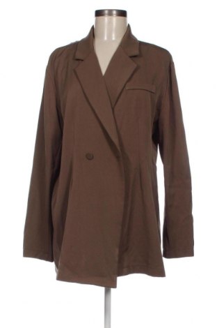 Дамско сако SHEIN, Размер XL, Цвят Кафяв, Цена 29,23 лв.