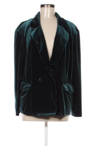 Дамско сако SHEIN, Размер 3XL, Цвят Зелен, Цена 39,60 лв.