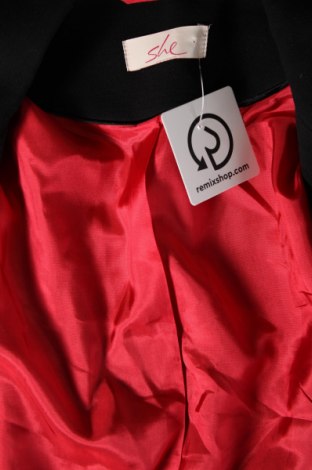 Γυναικείο σακάκι She, Μέγεθος M, Χρώμα Μαύρο, Τιμή 5,44 €