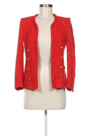 Дамско сако Zara, Размер S, Цвят Червен, Цена 28,80 лв.