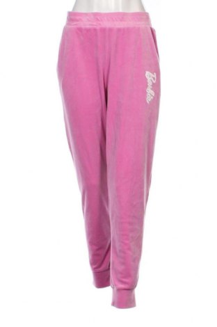 Γυναικείο αθλητικό παντελόνι Barbie, Μέγεθος XL, Χρώμα Ρόζ , Τιμή 7,49 €