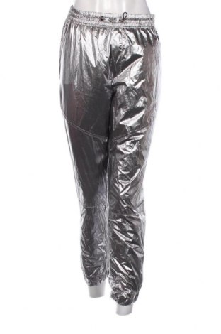 Pantaloni trening de femei Bershka, Mărime L, Culoare Argintiu, Preț 39,95 Lei