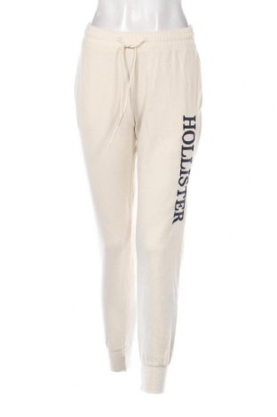 Γυναικείο αθλητικό παντελόνι Hollister, Μέγεθος S, Χρώμα Εκρού, Τιμή 15,98 €