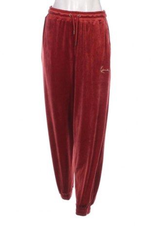 Дамско спортно долнище Karl Kani, Размер S, Цвят Червен, Цена 46,50 лв.