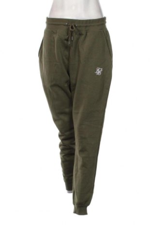 Pantaloni trening de femei SikSilk, Mărime XXL, Culoare Verde, Preț 35,53 Lei