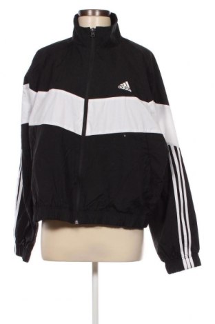 Γυναικεία αθλητική ζακέτα Adidas, Μέγεθος XL, Χρώμα Μαύρο, Τιμή 29,69 €