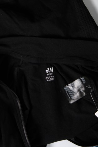 Γυναικεία αθλητική ζακέτα H&M Sport, Μέγεθος XS, Χρώμα Μαύρο, Τιμή 10,85 €