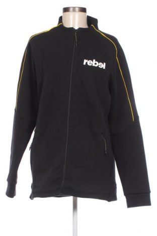 Γυναικεία αθλητική ζακέτα Rebel, Μέγεθος XL, Χρώμα Μαύρο, Τιμή 13,27 €
