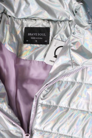 Γυναικείο μπουφάν Brave Soul, Μέγεθος M, Χρώμα Γκρί, Τιμή 17,67 €