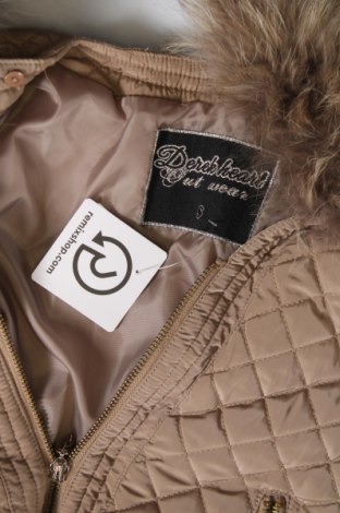 Γυναικείο μπουφάν Derek Heart, Μέγεθος S, Χρώμα  Μπέζ, Τιμή 18,30 €