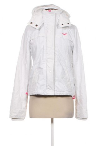 Γυναικείο μπουφάν Hollister, Μέγεθος L, Χρώμα Λευκό, Τιμή 27,83 €