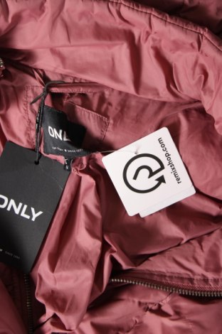 Dámska bunda  ONLY, Veľkosť M, Farba Popolavo ružová, Cena  24,45 €