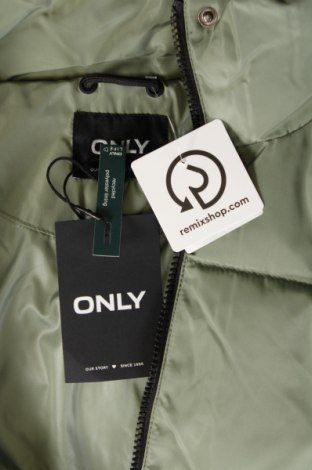 Γυναικείο μπουφάν ONLY, Μέγεθος M, Χρώμα Πράσινο, Τιμή 25,89 €