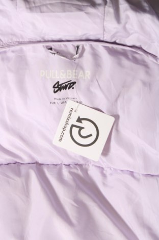 Γυναικείο μπουφάν Pull&Bear, Μέγεθος L, Χρώμα Βιολετί, Τιμή 18,30 €