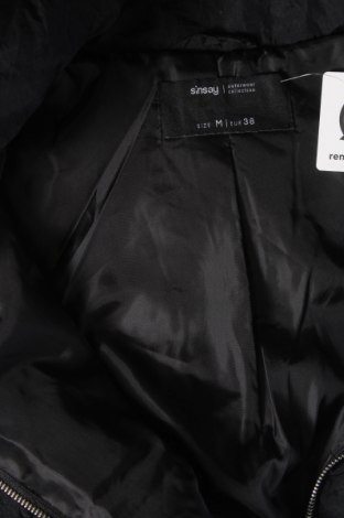 Γυναικείο μπουφάν Sinsay, Μέγεθος M, Χρώμα Μαύρο, Τιμή 20,12 €