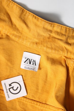 Дамско яке Zara, Размер S, Цвят Жълт, Цена 20,50 лв.