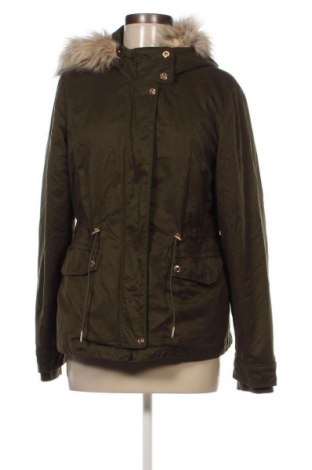 Γυναικείο μπουφάν Zara Trafaluc, Μέγεθος M, Χρώμα Πράσινο, Τιμή 15,22 €
