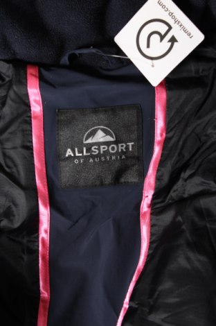 Damenjacke für Wintersports Allsport Of Austria, Größe XL, Farbe Blau, Preis 64,30 €