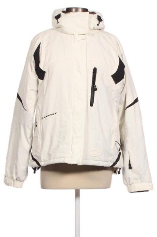 Γυναίκειο μπουφάν για χειμερινά σπορ Exxtasy, Μέγεθος L, Χρώμα Λευκό, Τιμή 28,73 €