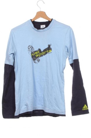 Bluză pentru copii Adidas, Mărime 11-12y/ 152-158 cm, Culoare Albastru, Preț 106,25 Lei