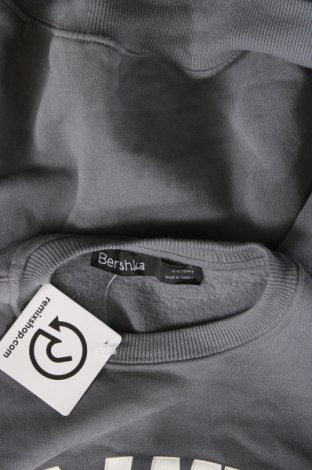 Kinder Shirt Bershka, Größe 11-12y/ 152-158 cm, Farbe Grau, Preis € 5,51