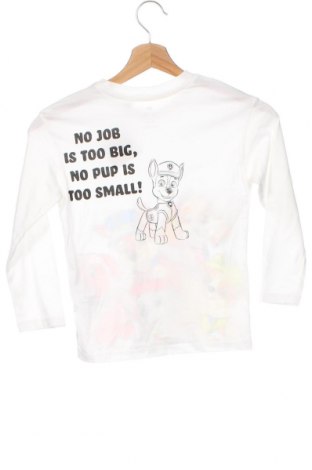 Детска блуза H&M, Размер 4-5y/ 110-116 см, Цвят Бял, Цена 12,00 лв.