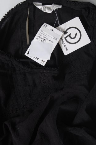 Детска блуза H&M, Размер 14-15y/ 168-170 см, Цвят Черен, Цена 10,26 лв.