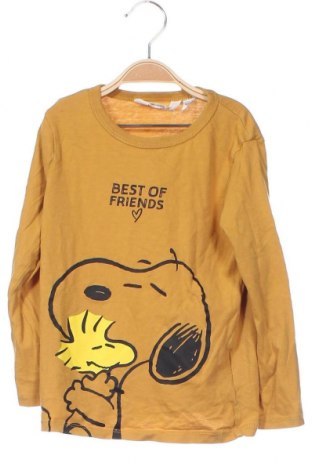 Детска блуза H&M, Размер 4-5y/ 110-116 см, Цвят Жълт, Цена 6,69 лв.