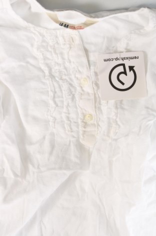 Детска блуза H&M, Размер 5-6y/ 116-122 см, Цвят Бял, Цена 11,73 лв.